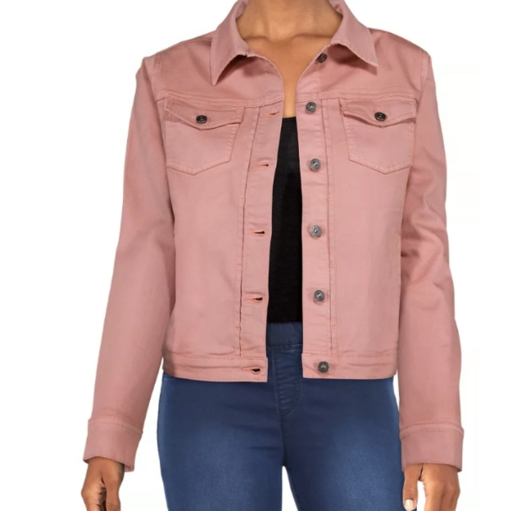 Bob Timberlake Colored Denim Jacket in Rose 🆕️